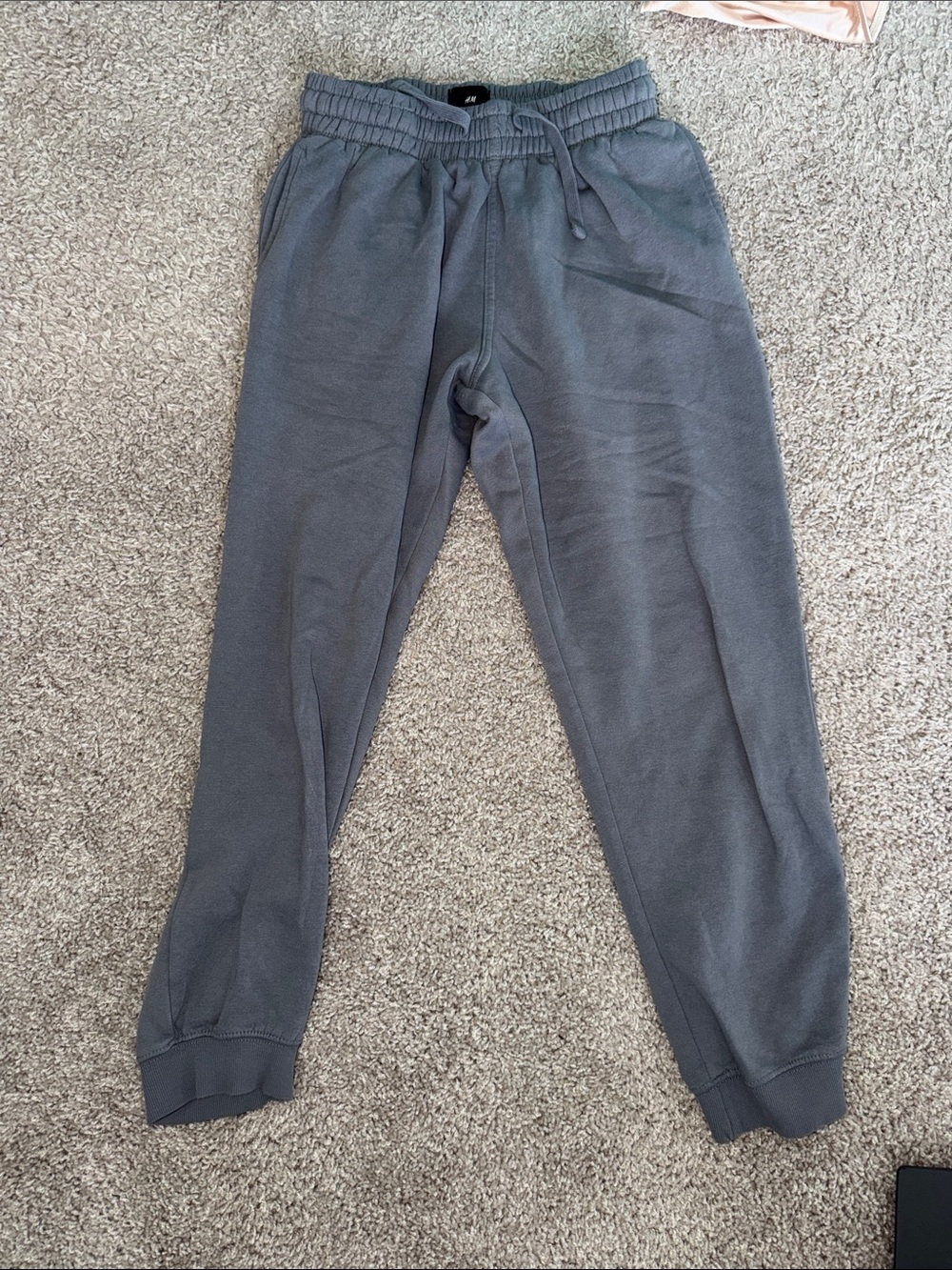 H&M Women's Gray Drawstring Jogger Pants